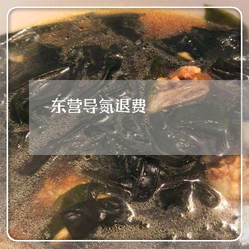 东营导氮退费/2023041520482