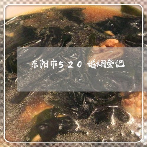 东阳市520婚姻登记/2023112615149