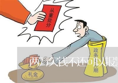 两万欠钱不还可以报警吗/2023092929473