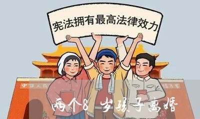 两个8岁孩子离婚/2023100698148