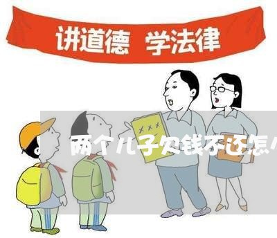 两个儿子欠钱不还怎么办/2023120994615