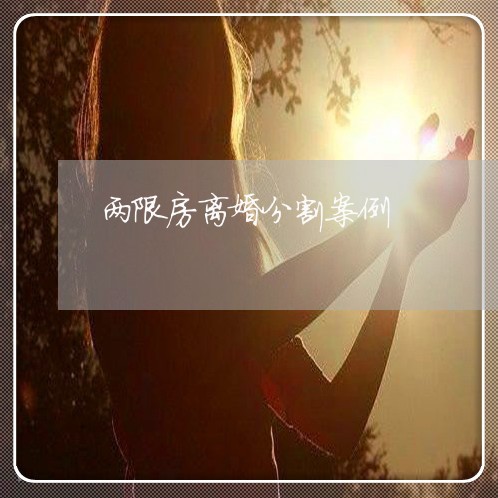 两限房离婚分割案例/2023110393958