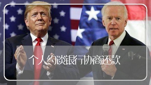 个人约谈银行协商还款/2023091606717