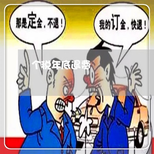 个税年底退费/2023041705269