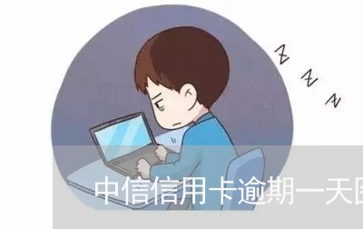 中信信用卡逾期一天图片/2023121650494