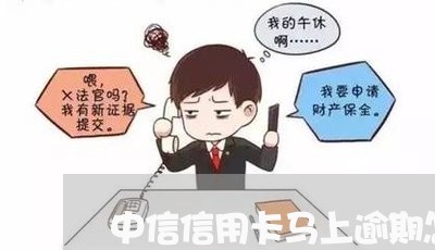 中信信用卡马上逾期怎么办/2023121860794