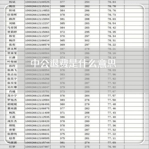 中公退费是什么意思/2023061579260