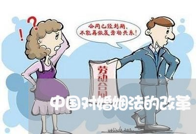 中国对婚姻法的改革/2023112373705