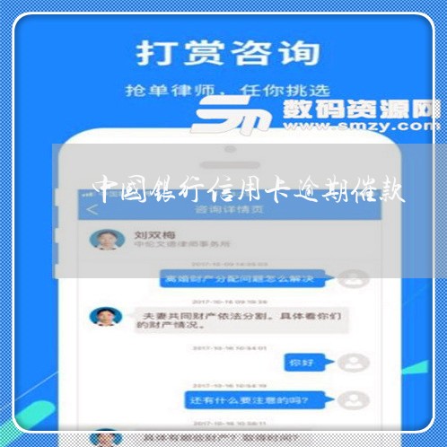 中国银行信用卡逾期催款/2023060411704