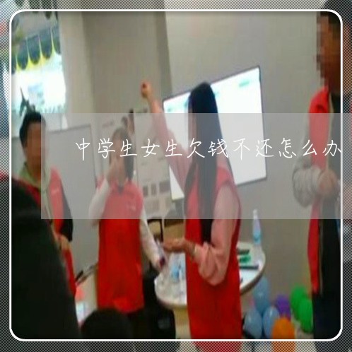 中学生女生欠钱不还怎么办/2023120416726