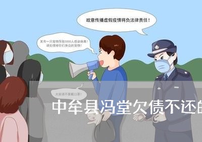 中牟县冯堂欠债不还的名单/2023092827148