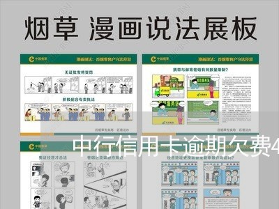 中行信用卡逾期欠费40/2023072285947