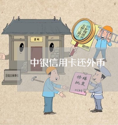 中银信用卡还外币/2023072310404