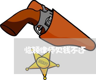 临颍律师欠钱不还/2023101751512