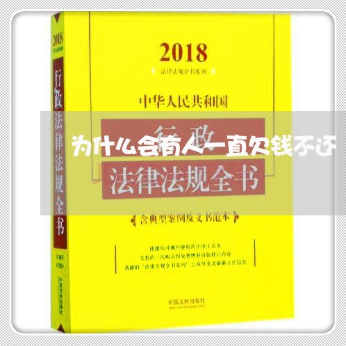 为什么会有人一直欠钱不还/2023120942717