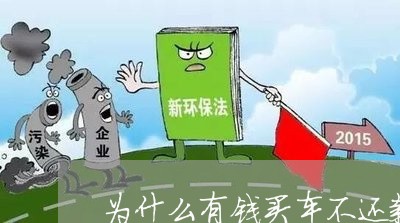 为什么有钱买车不还款/2023092260491