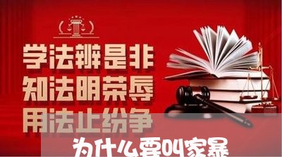 为什么要叫家暴/2023121989504