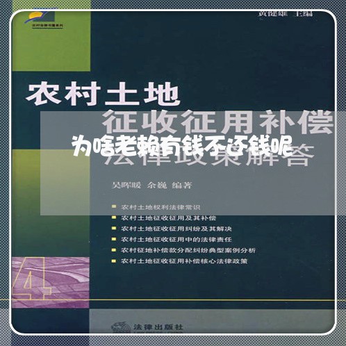 为啥老赖有钱不还钱呢/2023092962818