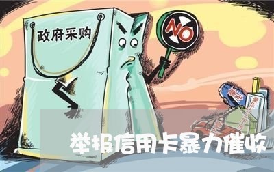 举报信用卡暴力催收/2023120416936