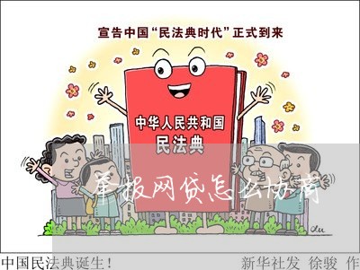 举报网贷怎么协商/2023081221615