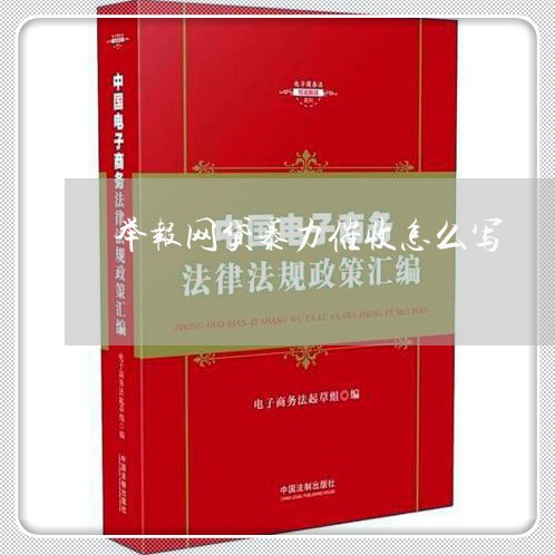 举报网贷暴力催收怎么写/2023102494240