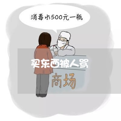 买东西被人骂/2023032529278