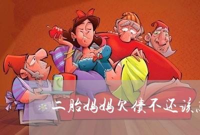 二胎妈妈欠债不还该怎么办/2023120820692