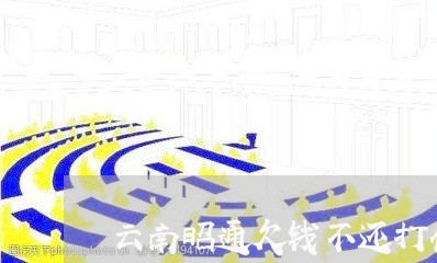 云南昭通欠钱不还打什么电话号码/2023110868472