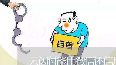 云闪付能用微信还信用卡吗/2023081370726