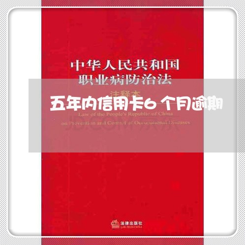 五年内信用卡6个月逾期/2023081295039