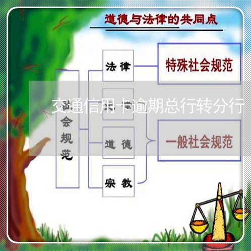 交通信用卡逾期总行转分行/2023121629370