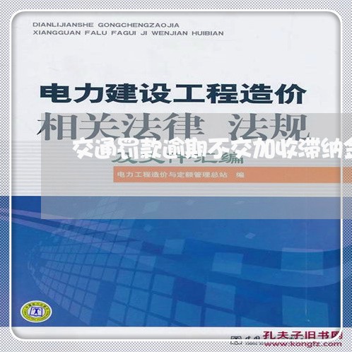 交通罚款逾期不交加收滞纳金/2023053058172