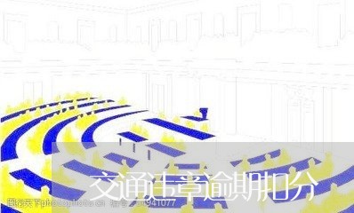 交通违章逾期扣分/2023060993782