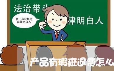 产品有瑕疵退费怎么记账/2023062219582