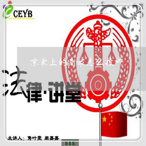 京东上的商家怎么投诉/2023030207051