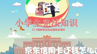 京东信用卡还钱怎么还的/2023102817049