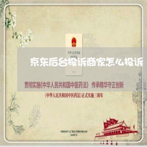 京东后台投诉商家怎么投诉/2023022563714