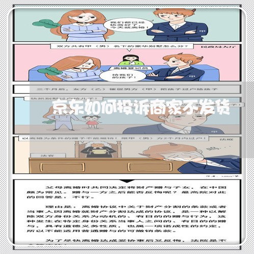 京东如何投诉商家不发货/2023030251713