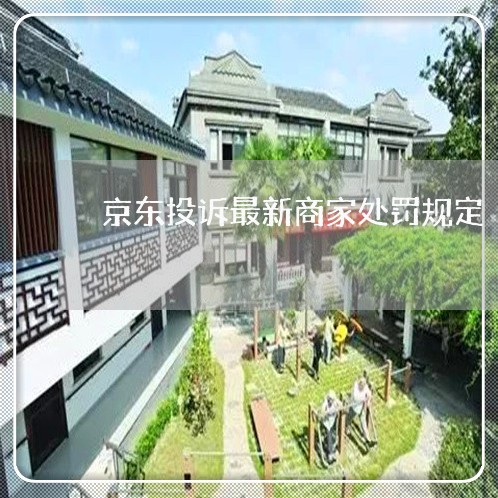 京东投诉最新商家处罚规定/2023030329470