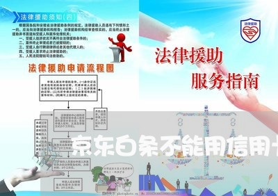 京东白条不能用信用卡还/2023090585362