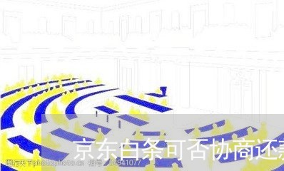 京东白条可否协商还款电话/2023101775160