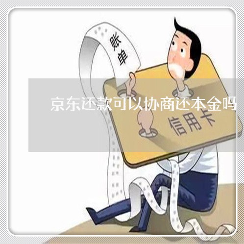 京东还款可以协商还本金吗/2023092538694