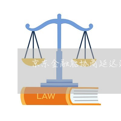 京东金融能协商延迟还款吗/2023100565926