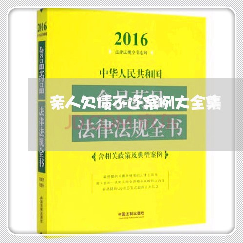 亲人欠债不还案例大全集/2023102527369