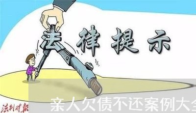 亲人欠债不还案例大全集/2023102595804