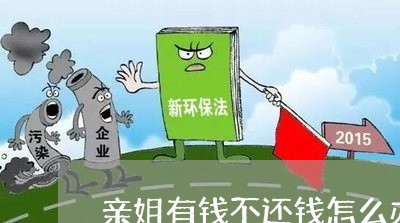 亲姐有钱不还钱怎么办/2023121094816