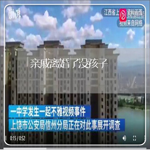 亲戚离婚了没孩子/2023092784815