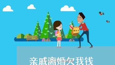 亲戚离婚欠我钱/2023121545295