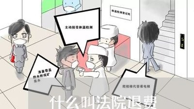 什么叫法院退费/2023042606462