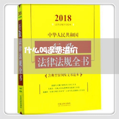 什么叫退费溢价/2023041848062